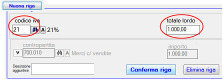 Registro iva corrispettivi