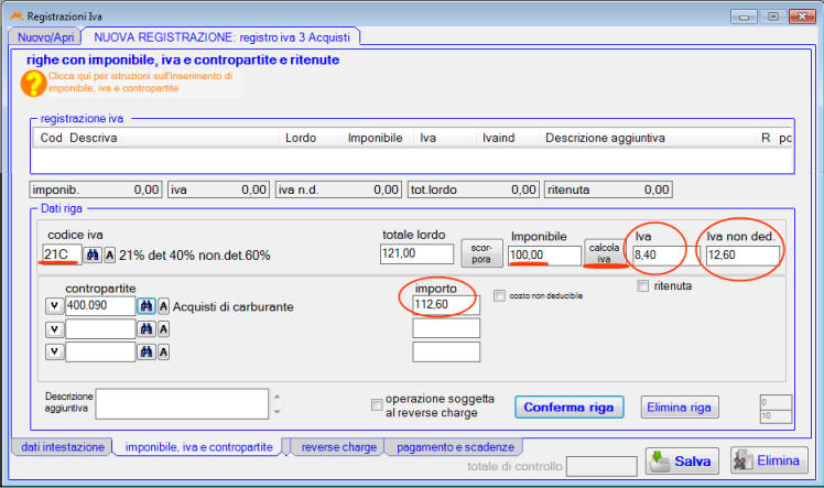 Percentuale di indetraibilità